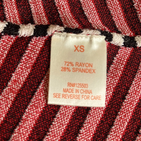 Black and red Ronny Kobo dress 👗 size extra small - Picture 7 of 8